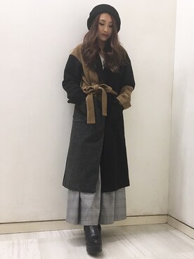 SATOMIさん（レディース・161cm）の秋コーディネート