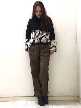 SATOMIさん（レディース・161cm）の冬コーディネート