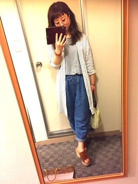「ちびっこ」｜mariaさん（レディース・151cm）の夏コーディネート