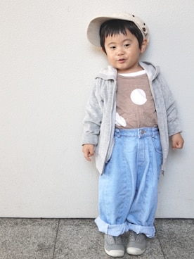 tooowaさん（キッズ・80cm）の春コーディネート