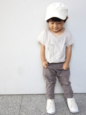 tooowaさん（キッズ・80cm）の夏コーディネート