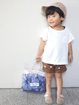 tooowaさん(キッズ・90cm)の夏コーディネート