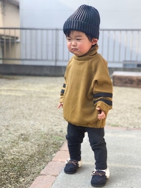 「kladskap（クレードスコープ）のアイテム」を使った、yuto@airiさん（キッズ・80cm）の冬コーディネート