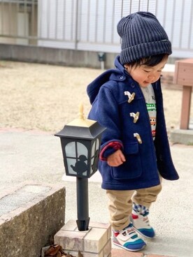 「福袋コーデ」｜「アイテム（福袋/福箱）」を使った、yuto@airiさん（キッズ・80cm）の冬コーディネート