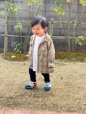 「小鉄」｜yuto@airiさん（キッズ・80cm）の冬コーディネート