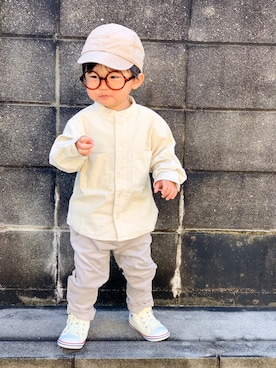 「quoti use fith（クゥオティ　ユース　フィス）のアイテム」を使った、yuto@airiさん（キッズ・90cm）の秋コーディネート