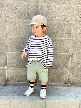 「Mint隊」｜yuto@airiさん（キッズ・90cm）の春コーディネート