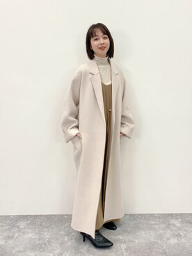 「アパートバイローリーズ」｜「アイテム（その他アウター）」を使った、mihoさん（レディース・152cm）の秋コーディネート