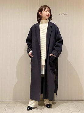 「アパートバイローリーズ」｜「アイテム（その他アウター）」を使った、mihoさん（レディース・152cm）の冬コーディネート
