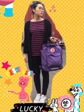 「ESPRIT（エスプリ）のアイテム（パンツ）」を使った、Debby yangさん（レディース・171cm）の春コーディネート