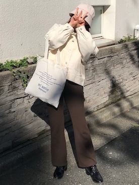 「kutir（クティール）のアイテム（デニムジャケット）」を使った、naoさん（レディース・160cm）の秋コーディネート