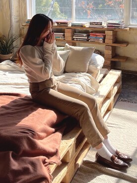 naoさん（レディース・160cm）の冬コーディネート