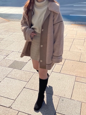 naoさん（レディース・160cm）の冬コーディネート