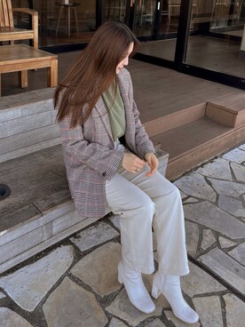 naoさん(レディース・160cm)の冬コーディネート