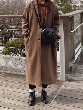 naoさん（レディース・160cm）の冬コーディネート