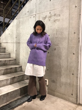 akaneさん（レディース・162cm）の秋コーディネート