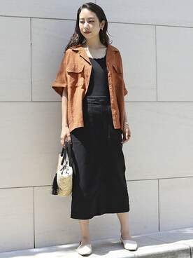 akaneさん（レディース・162cm）の夏コーディネート