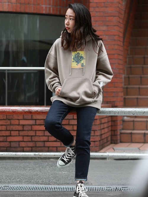 【FREAK'S STORE】アートフラワースウェットパーカー FREAK'S STORE（フリークスストア）の「別注アートフラワースウェット