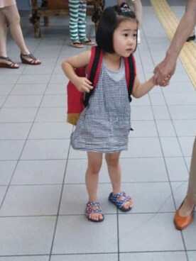 「CIAOPANIC（チャオパニック）のアイテム」を使った、mayuさん（キッズ・110cm）の夏コーディネート