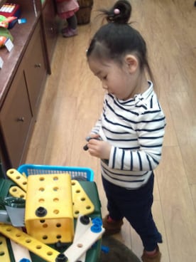 「Curly Collection（カーリーコレクション）のアイテム」を使った、mayuさん（キッズ・90cm）の夏コーディネート