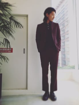 UNITED TOKYOのテーラードジャケット（ブラウン系）を使った人気