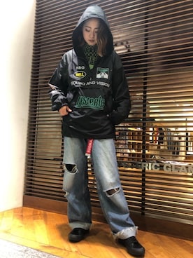 rairaiさん(レディース・159cm)の秋コーディネート