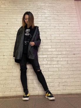 rairaiさん(レディース・159cm)の冬コーディネート