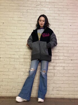 rairaiさん(レディース・159cm)の冬コーディネート