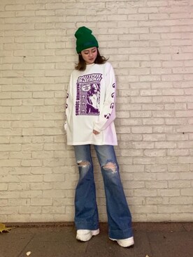 rairaiさん（レディース・159cm）の冬コーディネート