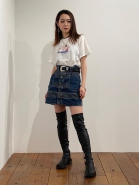 rairaiさん（レディース・159cm）の春コーディネート