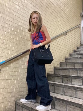 「でにむ」｜「アイテム（キャミソール）」を使った、rairaiさん（レディース・159cm）の夏コーディネート