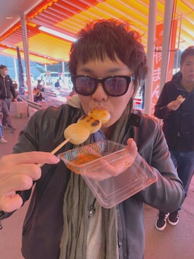 「semantic design（セマンティックデザイン）のアイテム（ライダースジャケット）」を使った、はむくらぶさん（メンズ・170cm）の春コーディネート