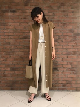 Hikaru Hoshibaさん(レディース・169cm)の夏コーディネート