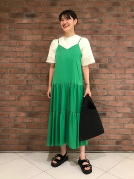 Hikaru Hoshibaさん（レディース・169cm）の夏コーディネート