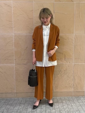 Hikaru Hoshibaさん（レディース・169cm）の春コーディネート