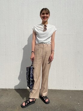 Hikaru Hoshibaさん（レディース・169cm）の春コーディネート