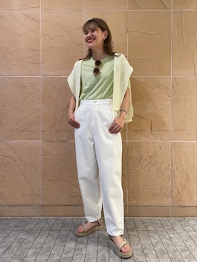 Hikaru Hoshibaさん（レディース・169cm）の春コーディネート