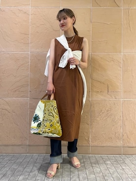 Hikaru Hoshibaさん（レディース・169cm）の春コーディネート