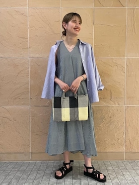 Hikaru Hoshibaさん(レディース・169cm)の春コーディネート