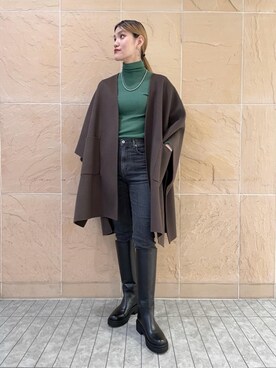 Hikaru Hoshibaさん（レディース・169cm）の秋コーディネート