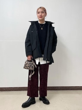 Hikaru Hoshibaさん（レディース・169cm）の秋コーディネート