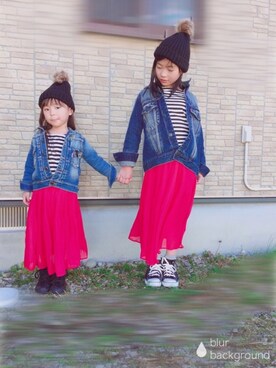 uranさん(キッズ・100cm)の冬コーディネート