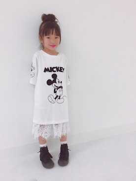 「アイテム（ソックス/靴下）」を使った、uranさん（キッズ・100cm）の夏コーディネート