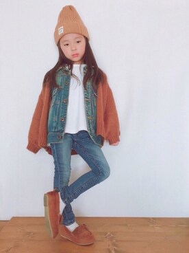 uranさん(キッズ・100cm)の冬コーディネート