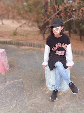 uranさん（キッズ・100cm）の春コーディネート