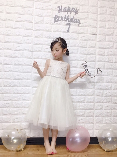 セール】ウエストビジューのレースドレス（ドレス）｜Catherine