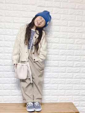 uranさん（キッズ・110cm）の冬コーディネート