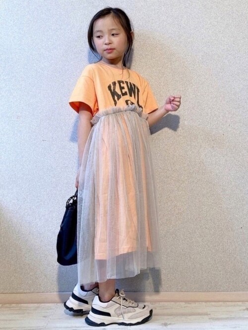 ワンピース/ドレス（オレンジ系）を使った人気ファッションコーディネート - WEAR