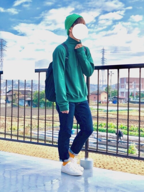 人気の日本の髪型 Hd限定緑ニット帽 コーデ メンズ