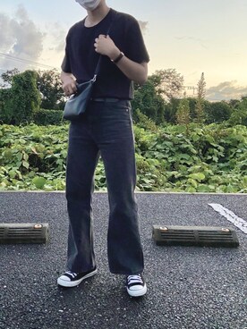 「アイテム（腕時計、ブラウン系）」を使った、koyoさん（メンズ・175cm）の秋コーディネート